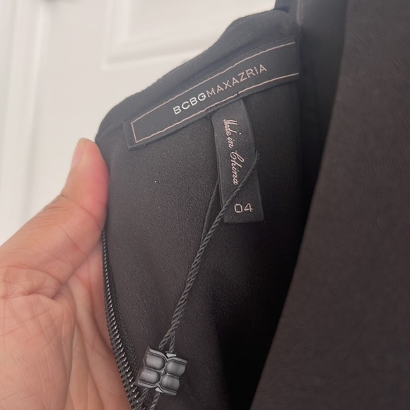 Bcbg Maxazria black one shoulder sheath dress - Picture 5 of 5